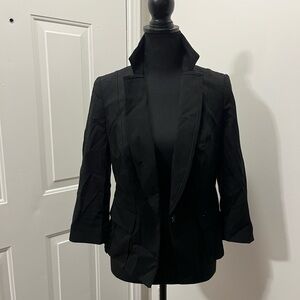 White House Black Market Elegant Black Suit Jacket